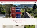 Détails : Linge de maison haut de gamme Blanc Cerise